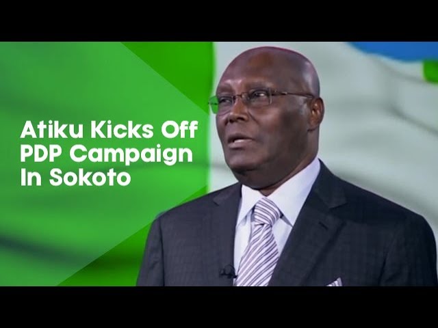 Atiku Kicks Off PDP Campaign In Sokoto