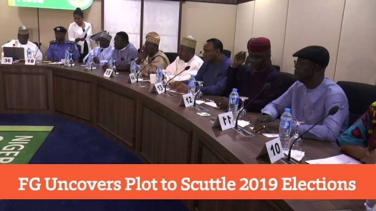 FG Uncovers Plot to Scuttle 2019 Elections