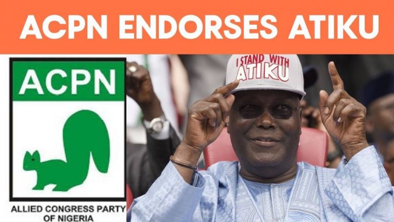 ACPN Endorses Atiku, Denies Faction Backing Buhari