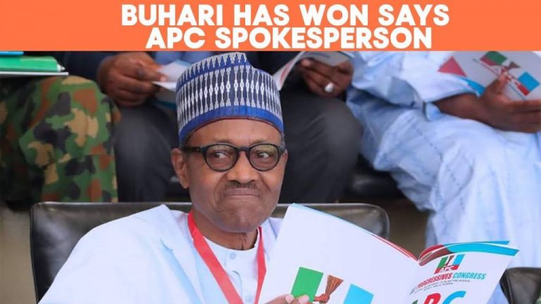 Buhari has Won -APC Spokesperson