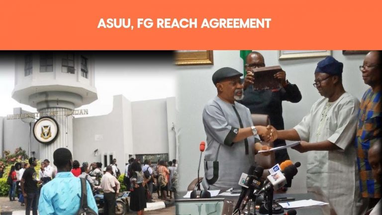 ASUU, FG Reach Agreement