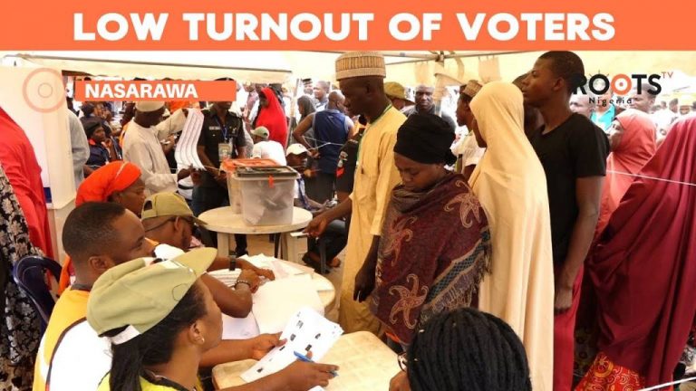 Low turnout of voters, Nasarawa