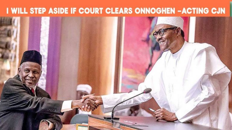 Walter Onnoghen Is Still CJN – Acting CJN, Tanko Muhammad