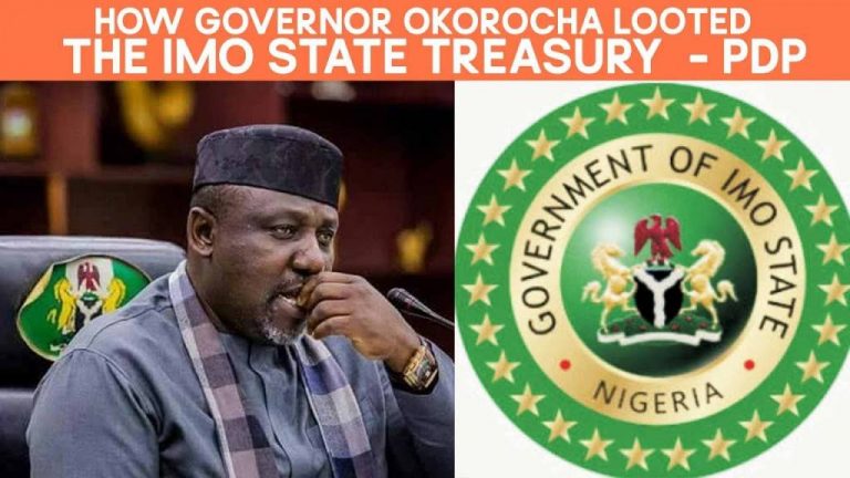 “Rochas Okorocha Withdrew N17bn from Banks in 3 days” – Imo PDP