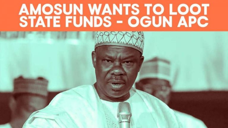 “Don’t Approve Ibikunle Amosun’s Last Minute Loans”- Ogun APC To Banks