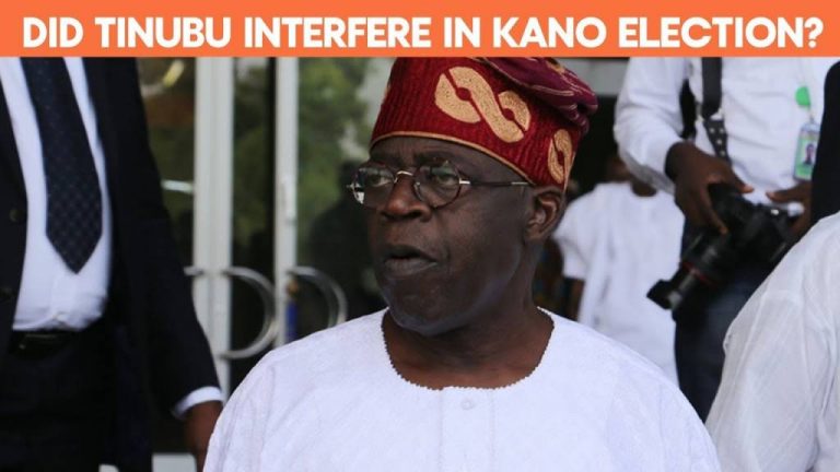 I Did Not Interfere In Kano Election Says Tinubu