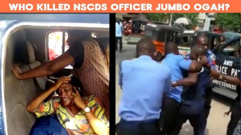 Who killed NSCDC officer Jumbo Ogah?