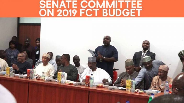 Senate Committee on 2019 FCT Budget