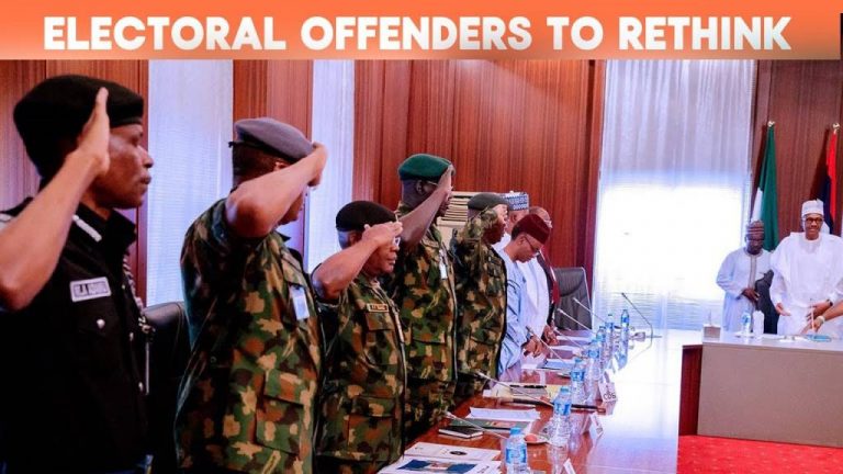 Buhari Meets Service Chiefs Ahead of Guber Polls