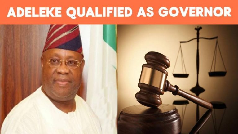 Appeal Court qualifies Adeleke as Governor