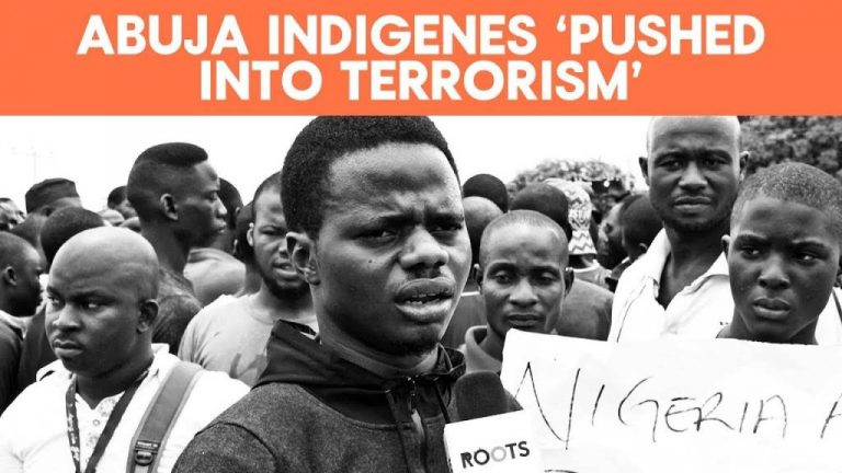 Abuja Indigenes ‘Pushed into Terrorism’