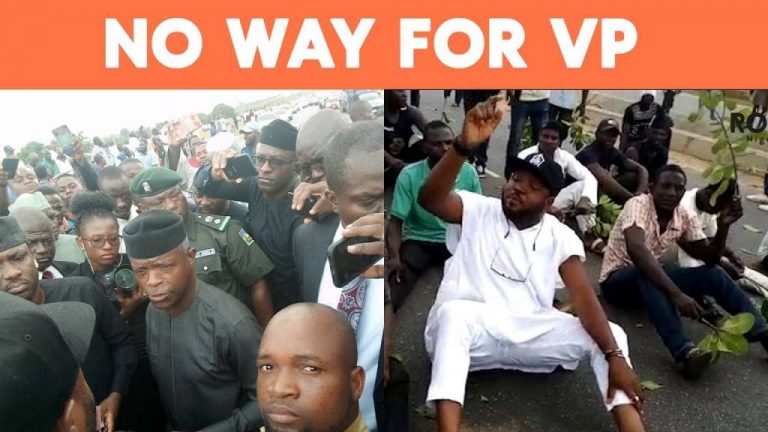 FCT Residents Block VP’s Way