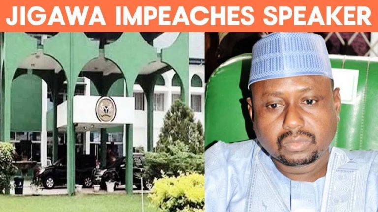 Jigawa House Impeaches Speaker