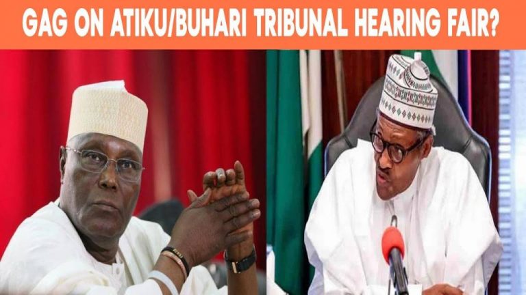 Atiku/Buhari Tribunal: Is it Right to Stop Media from Analyzing the Case?