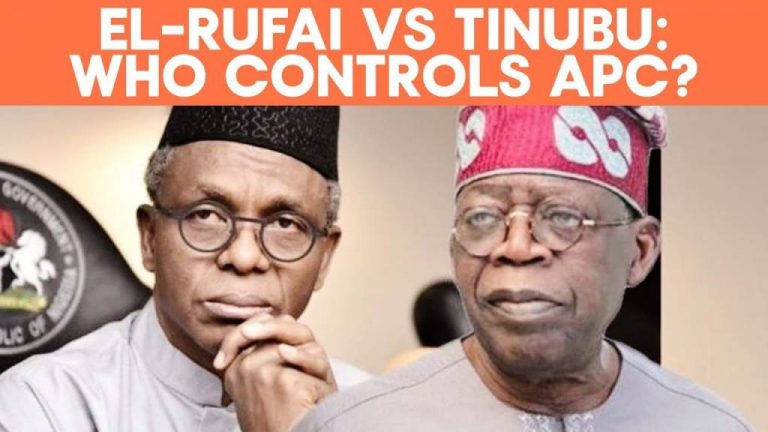 El Rufai VS Tinubu: Fight For Control of APC Begins