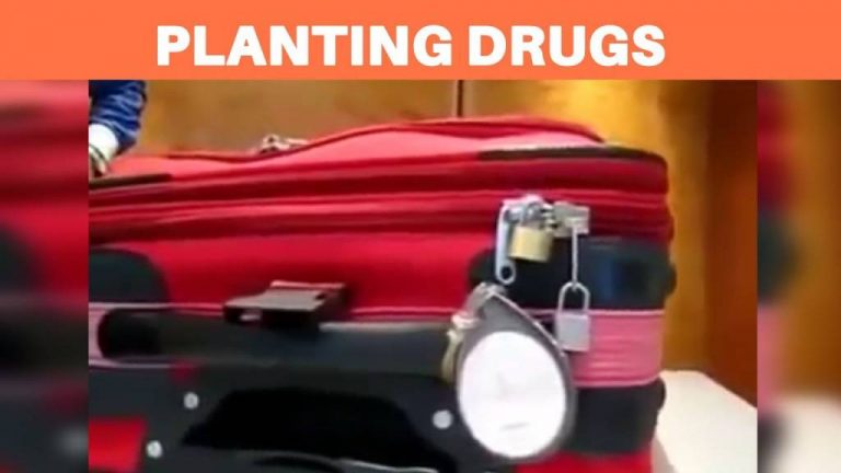 How drug traffickers plant drugs in luggage