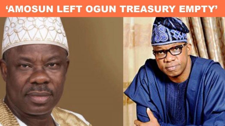 New Ogun State Governor incurs N7-billion Debt, 26 Days In Office