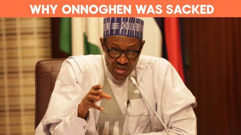 Why I Fired Onnoghen – Buhari