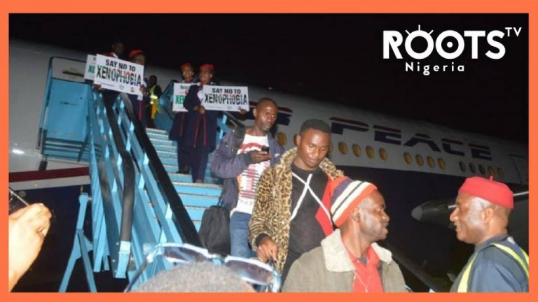 The Emotional Moment 187 Nigerians Fled Xenophobia And Arrived Lagos