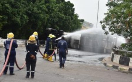 Gas tanker crashes in Abuja, kills 2, injures 4