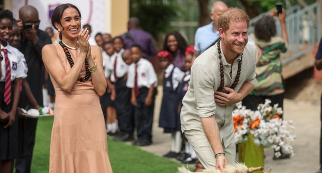 Prince Harry and Meghan Arrive in Nigeria to Support Wounded Soldiers